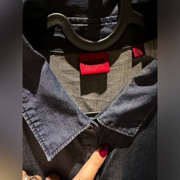 HUGO by Hugo Boss Chambray Dress - Picture 10 of 12
